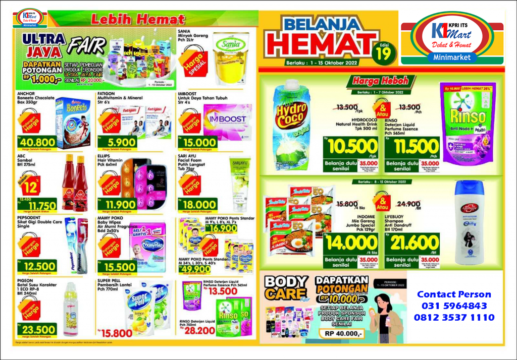 Promo K1mart Edisi 19 Berlaku 1 Sd 15 Oktober 2022 Kpri Its 2821